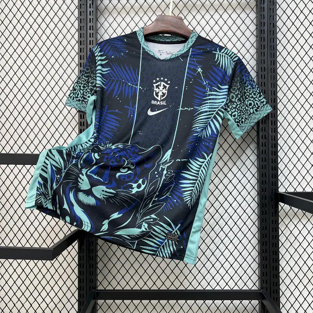 BOOTS SUPPLY Brazil Blue Leopard Kit - Jersey