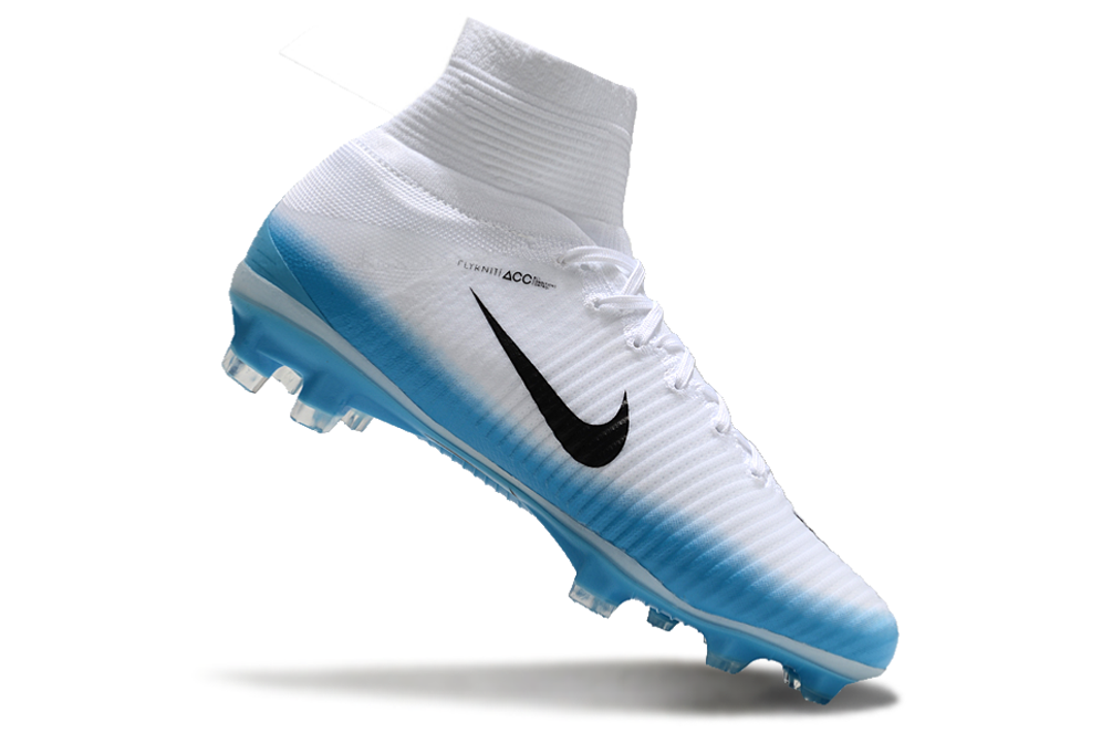 Nike Air Zoom Mercurial Superfly V Elite FG “Blanco Azul”