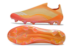 Side view of Adidas F50 Elite Laceless Firm Ground Football Boot, Designed by Lionel Messi